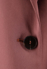 ALYSI Single-Breasted Satin Blazer Pink 116841P6221BLUSH_Pink_54417924