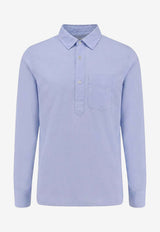 Aspesi Long-Sleeved Shirt Light Blue S6ACE65D01185070_Blue_54417958