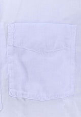 Aspesi Long-Sleeved Shirt Light Blue S6ACE65D01185070_Blue_54417958