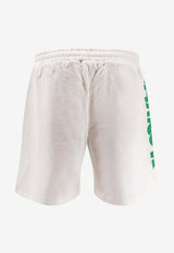 Barrow Logo Casual Shorts White S6BWUABE004412_Cocco_54417969