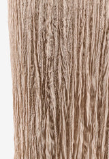 ALYSI Wrinkled Midi Skirt Pink 216006P6047CP_Powder_54417937