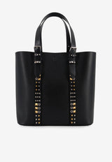 Valentino Rockstud Leather Tote Bag Black 8Y2B0S84ZGS0NO_Black_42176879