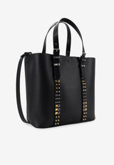 Valentino Rockstud Leather Tote Bag Black 8Y2B0S84ZGS0NO_Black_42176879