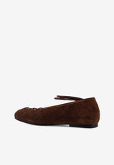 ALOHAS Bumi Suede Ballet Flats Brown S10107404BROWN_Brown_54417946