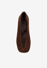 ALOHAS Bumi Suede Ballet Flats Brown S10107404BROWN_Brown_54417946