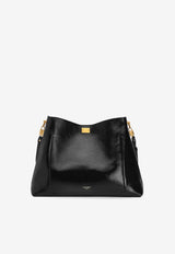 Dolce & Gabbana Large Vittoria Calfskin Shoulder Bag Black BB7942AZ00080999_Black_40005360