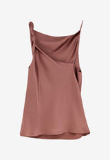 ALYSI Sleeveless Draped Top Pink 116292P6221BLUSH_Pink_54417915