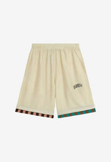 Barrow Logo Casual Shorts Beige S6BWUABE048013_Beige_54417999