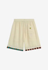 Barrow Logo Casual Shorts Beige S6BWUABE048013_Beige_54417999