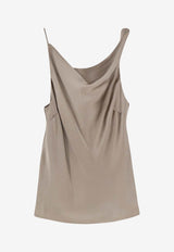 ALYSI Sleeveless Draped Top Taupe 116292P6221TAUPE_Beige_54417997