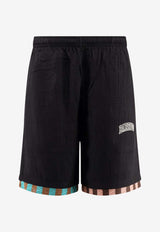 Barrow Logo Casual Shorts Black S6BWUABE048110_Black_54418015