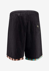 Barrow Logo Casual Shorts Black S6BWUABE048110_Black_54418015