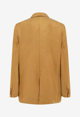 ALYSI Double-Breasted Buttoned Blazer Brown 116822P6062OLIO_OLIO_54417956