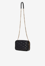 Saint Laurent Quilted Leather Shoulder Bag Black 8414391EL07_1000