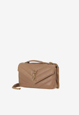 Saint Laurent Small Loulou Quilted Leather Shoulder Bag Beige 801437AAEAX_2357
