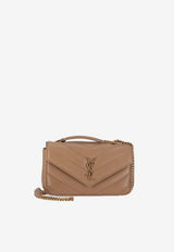 Saint Laurent Small Loulou Quilted Leather Shoulder Bag Beige 801437AAEAX_2357