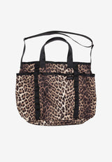 P.A.R.O.S.H Pupil Leopard Print Tote Bag Brown D050691PUPIL_808