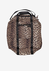 P.A.R.O.S.H Pupil Leopard Print Shoulder Bag Brown D050693PUPIL_808