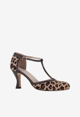 P.A.R.O.S.H 70 Leopard Print Pumps Brown D070285KENSHOE_806