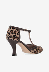 P.A.R.O.S.H 70 Leopard Print Pumps Brown D070285KENSHOE_806