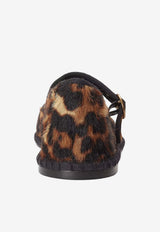 Ralph Lauren Leopard Print Mary-Jane Ballet Flats Brown 818970188001_200