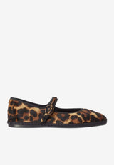 Ralph Lauren Leopard Print Mary-Jane Ballet Flats Brown 818970188001_200