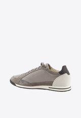 Brunello Cucinelli Low-Top Leather Sneakers Gray MZUKOKA348CYL24_NEBBIA_54420967