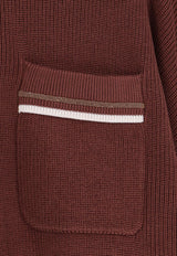 Brunello Cucinelli Essential Crewneck Sweater Burgundy M19253200CSB21_MULBERRYPANAMA_54420876