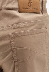 Brunello Cucinelli Slim Chino Pants Beige M289LI1780C6045_White_54420998