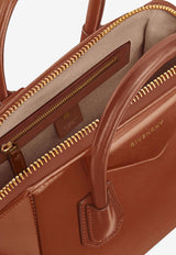 Givenchy Mini Antigona Leather Shoulder Bag Brown BB5148B13A235_Brown_54420920