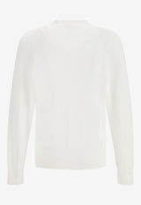 Brunello Cucinelli Essential V-neck Cardigan White M29400116CO312_PANAMANEBBIA_54420933
