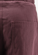 Brunello Cucinelli Drawstring Linen Pants Burgundy ML118P9217C9275_RHUBARB_54420942