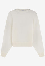 Brunello Cucinelli Mohair Blend Sweater White M2I776830C3588_PANAMA_54420983