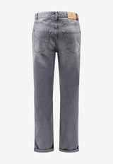Brunello Cucinelli Logo Patch Faded Jeans Gray M240PB3210C9007_DENIMGRIGIOMEDIO_54420845