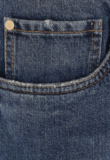 Brunello Cucinelli Contemporary Flared Jeans Blue MA095P4045C9039_AGEDBLUEDENIM_54420940