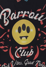 Barrow Printed Crewneck T-shirt Black S6BWUATH069110_Black_54417965