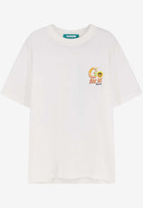 Barrow Bear Print with Back Stitched Trim T-shirt White S6BWUATH079412_Cocco_54417979