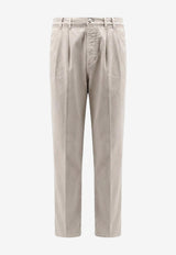 Brunello Cucinelli Logo Patch Chino Pants Beige M277PK2310C7500_BROWNFREDDO_54420974