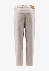 Brunello Cucinelli Logo Patch Chino Pants Beige M277PK2310C7500_BROWNFREDDO_54420974
