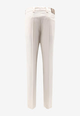 Brunello Cucinelli Essential Straight-Leg Pants Off-white M289L3030FC6007_ENGLISHWHITE_54420869