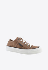 Brunello Cucinelli Monili Suede Sneakers Brown MZSFG3221C8849_SHORE_54420947