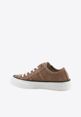 Brunello Cucinelli Monili Suede Sneakers Brown MZSFG3221C8849_SHORE_54420947