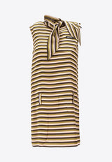 Miu Miu Silk Striped Mini Dress Multicolor MF5995SOOO1731_F04DA