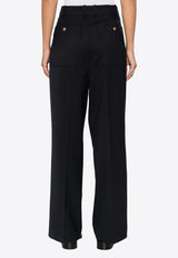 P.A.R.O.S.H Liliuxy Tailored Wool Pants Navy D232490GLILIUXY25_012