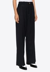 P.A.R.O.S.H Liliuxy Tailored Wool Pants Navy D232490GLILIUXY25_012