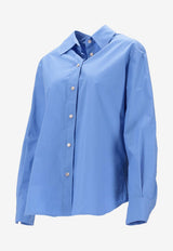 P.A.R.O.S.H Canyox Long-Sleeved Buttoned Shirt Light Blue D381274CANYOX25W_046