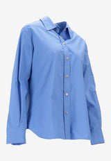 P.A.R.O.S.H Canyox Long-Sleeved Buttoned Shirt Light Blue D381274CANYOX25W_046