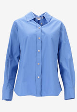 P.A.R.O.S.H Canyox Long-Sleeved Buttoned Shirt Light Blue D381274CANYOX25W_046