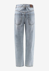 Brunello Cucinelli Baggy Tapered-Leg Jeans Denim MA095P5319C9387_LIGHTVINTAGEDENIM_54420900