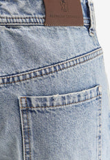 Brunello Cucinelli Baggy Tapered-Leg Jeans Denim MA095P5319C9387_LIGHTVINTAGEDENIM_54420900